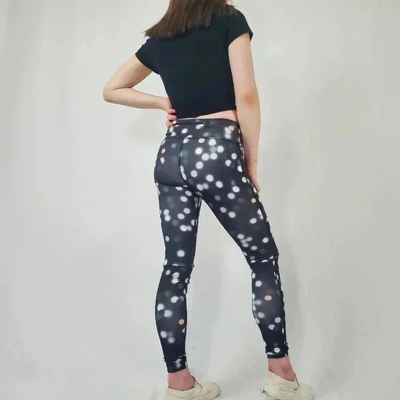 Nike Dri-Fit Essentials Printed Polka Dot Legging Tights Yoga Pants - XS - Picture 7 of 8